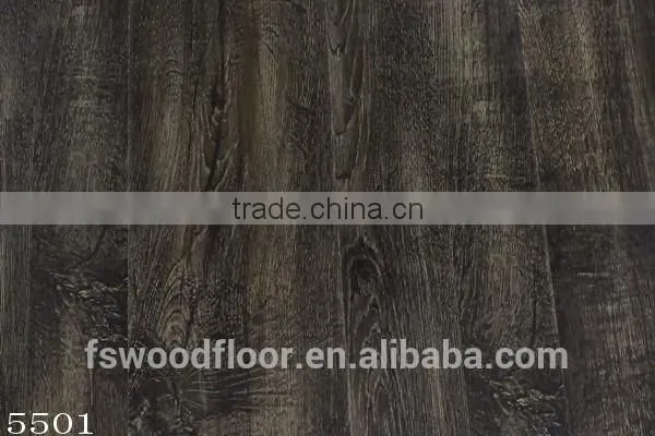 Dark Color HDF Laminate Wood Flooring Foshan photo-3