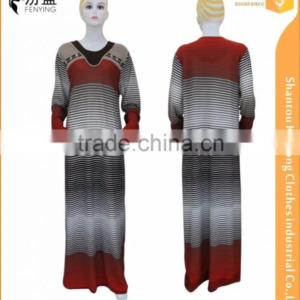 Fannal 2016 Latest Design Muslim Long Sleeve Fashion Islamic Abaya