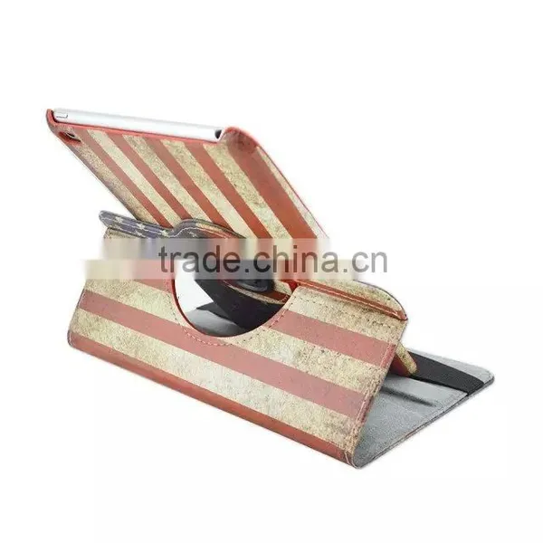 360 Degree Rotating UK USA National Flag Design Leather Cover For IPad Mini 4 Wallet Stand Leather With Card Slot Case TB-0323 photo-4