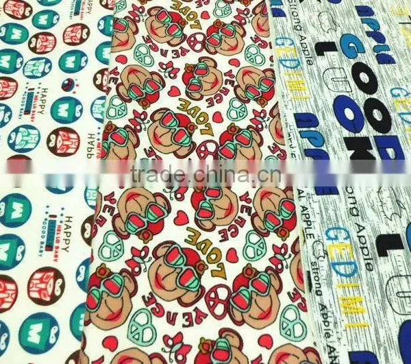 40s Cotton Spandex Printed Warm Keeper Fabric photo-4