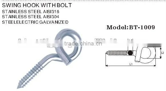 Stainless Steel AISI304 316 Wood Screw Rigging Hardware Manufacturer photo-2