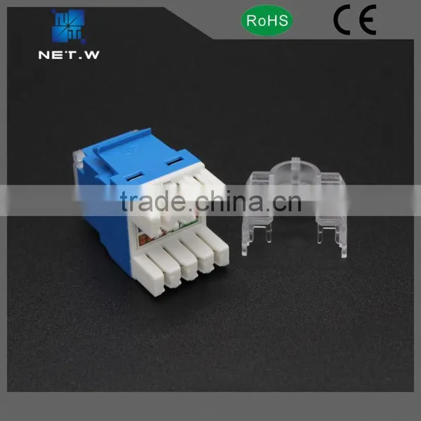 High Performance Cat5e Cat6 Cat6a Keystone Jack Supplier Patch Panel photo-2
