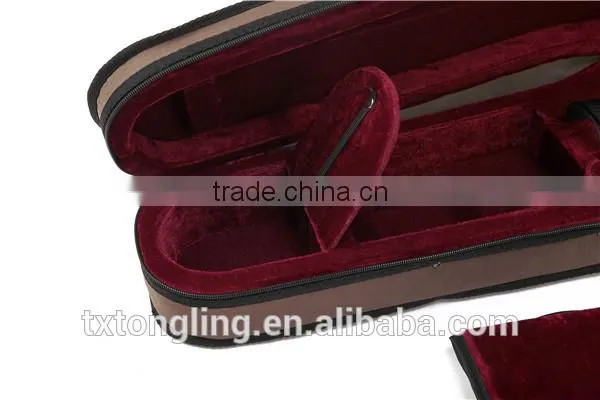 Triangle Light Foam Round Violin Case For Sale photo-2