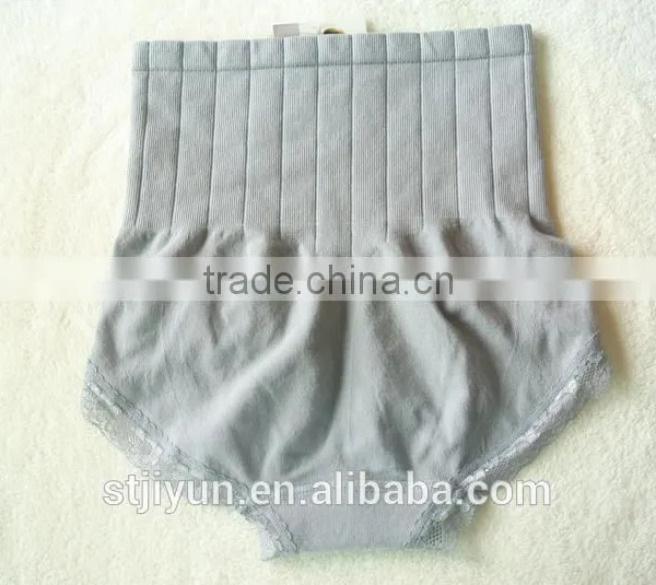 Panties Factory Women High Waist Seamless Underwear Young Girl Cotton Panty photo-4