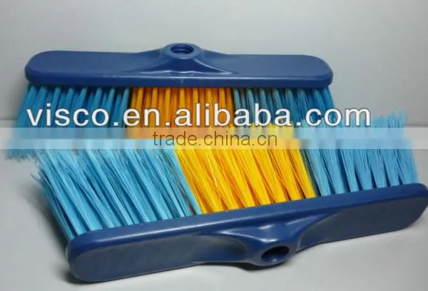 Plastic Broom Bracket Sweeping Brush With 1.2m Plastic Handle,VC111 photo-5