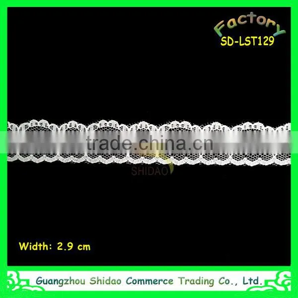 Wholesale Top Sale Lace Trim Nylon and Spandex Guipure Lace Trim photo-4