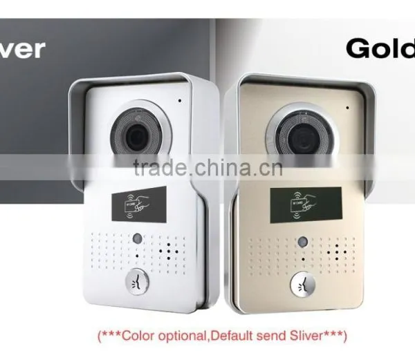 Factory Sale Wireless Wifi 3G 4G Doorbell Camera + Indoor Bell+ RFID Keyfobs Video Door Phone Intercom Waterproof for Smartphone photo-3