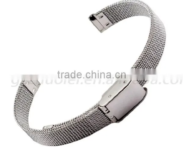 Milanese Classic Buckle Stainless Steel Watchband 8mm 10mm photo-6