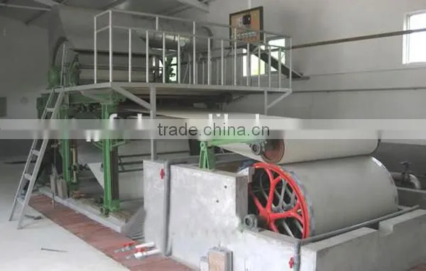Small Cost and Low Investment Waste Paper Recycling Factory / Small Toilet Paper Making Machine photo-4