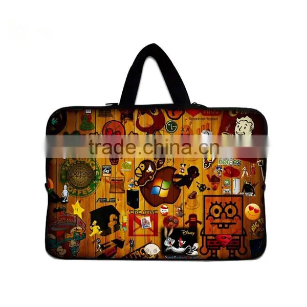 New Fabric Neoprene Laptop Bag With Printing photo-3