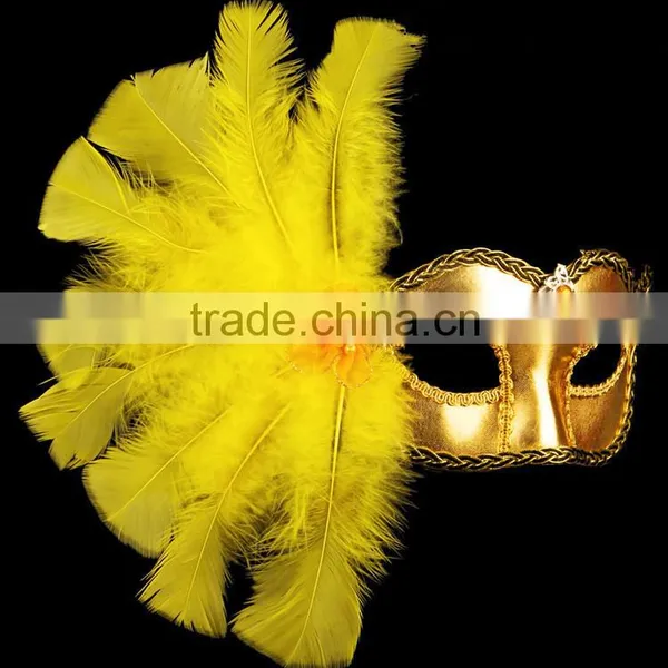 Carnival Masks Paty Masks Half Feather Mask photo-5