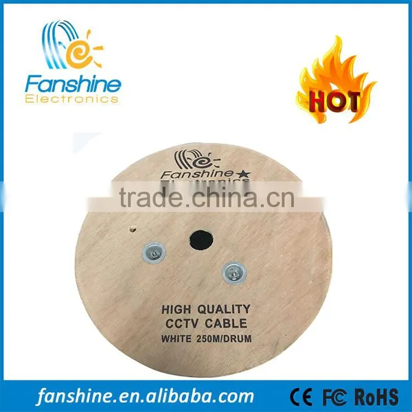 Fanshine Copper 0.6mm RG59 +2C CCTV Camera Cable photo-3