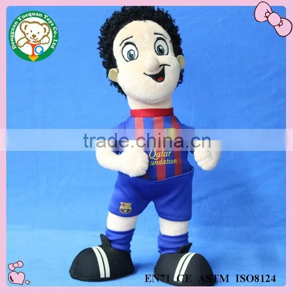 Movie Cartoon Stuffed Doll Football Boy for Kids