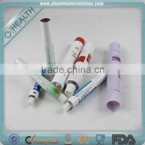 60ml aluminum cosmetic packing Collapsible Tube for bb cream with silver hot stam cap