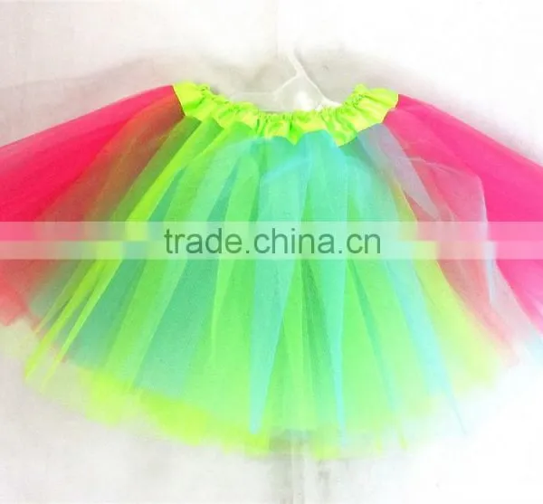 Multicolored Tutu Skirt for Girls