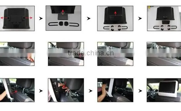 High Quality Classical Good Price Pioneer Headrest Car Dvd Player for Bmw E46 photo-6