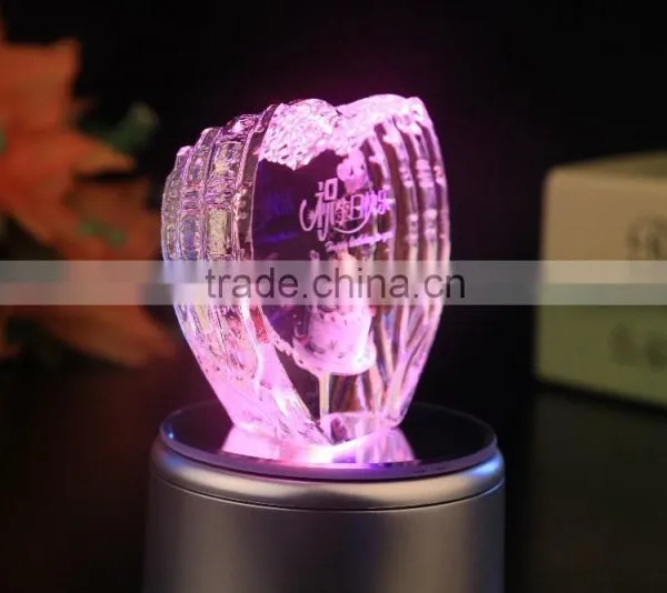Hot Sale Heart Shape Crystal Gift Crystal Craft photo-2