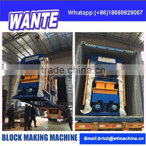 China Machinery QT6-15 Block Making Machine and Mixer From Linyi Wante Machinery Co.,Ltd photo-5