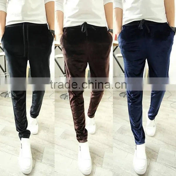 2014 New Style Wholesale Men Chino Pants Slimming - Clothing Brands Label Mans Street Chino Pants - Business 100% Cotton Casual photo-3