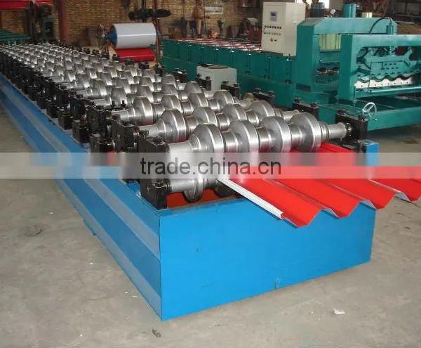 1050mm Colorful Galvanized Corrugated Steel Roofing Sheet photo-2