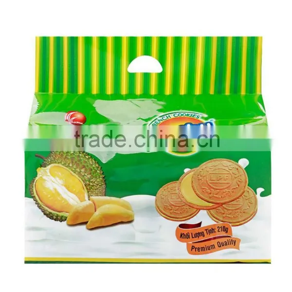 FRENCH COOKIES DURIAN CREAM 210g