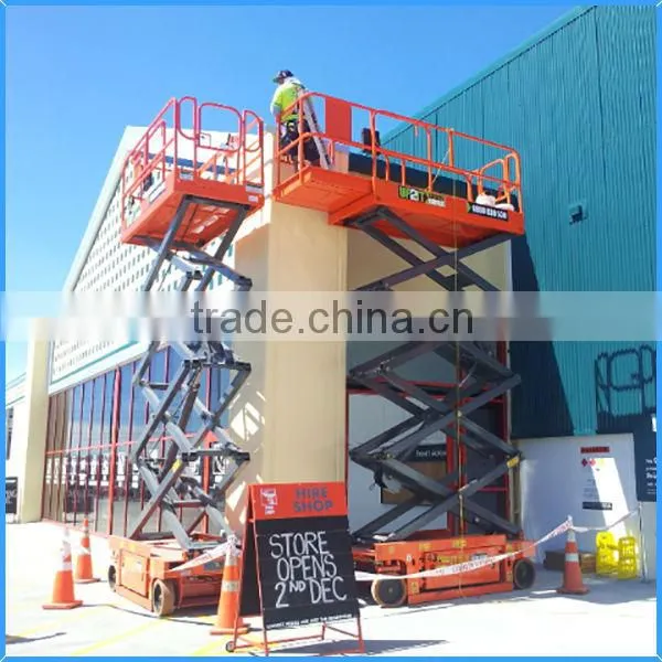 2016 CE ISO 6M Miniature Mobile Scissor Lift Platform Hydraulic Scissor Lift Platform photo-2