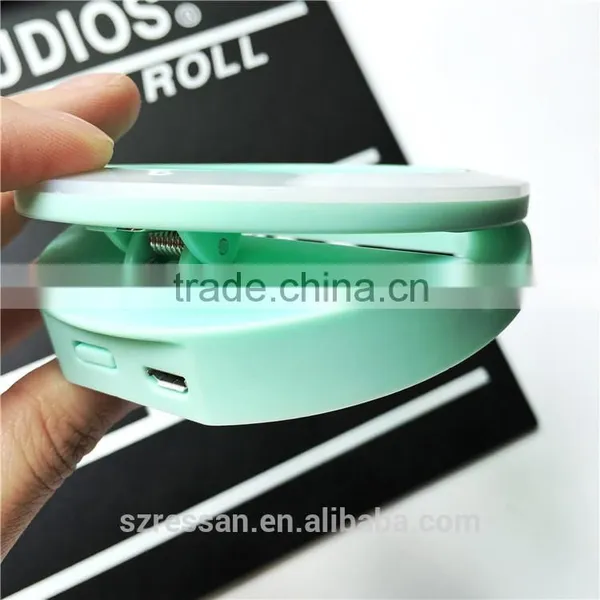 Mobile Phone Micro-usb Led Flash Light Portable Beauty Selfie Ring Light Mobile Phone Lights photo-2