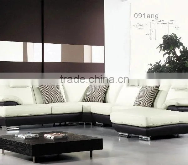 High Quality Sectional Sofa and Italian Leather Sofa Set