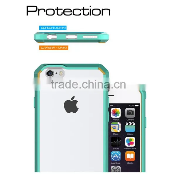 Transparent Anti Shock Hybrid Original Phone Cover Protector Case For Iphone 6 photo-3