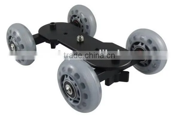 Table Top DSLR Camera Dolly Stabilizer, Camera Dolly Slider photo-3