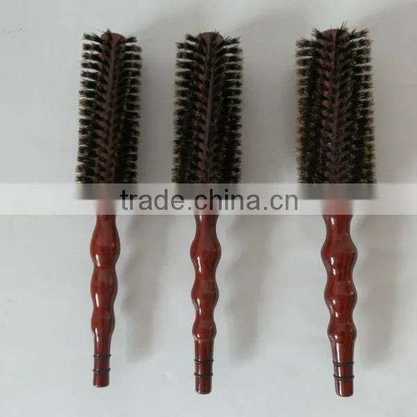 Hair Brush With Boar Briste and Wood Handle