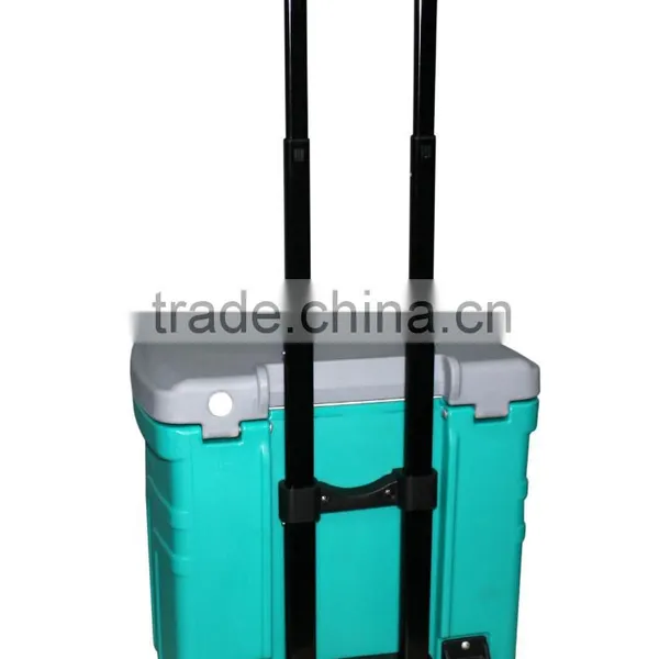 Insulated Ice Cooler Box With Four Wheels Camping Ice Chest With Wheels photo-2