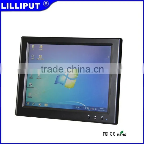 8" USB Monitor With 4-wire Resistive Touchscreen Monitor
