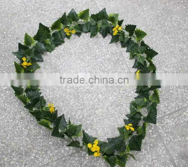 Artificial Hanging Rattan Wall Plant for Indoor Decoration photo-4