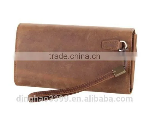 Hot Sale Fashion Wallet Vintage Real Leather Wallet Men's Phone Case Wallet photo-3