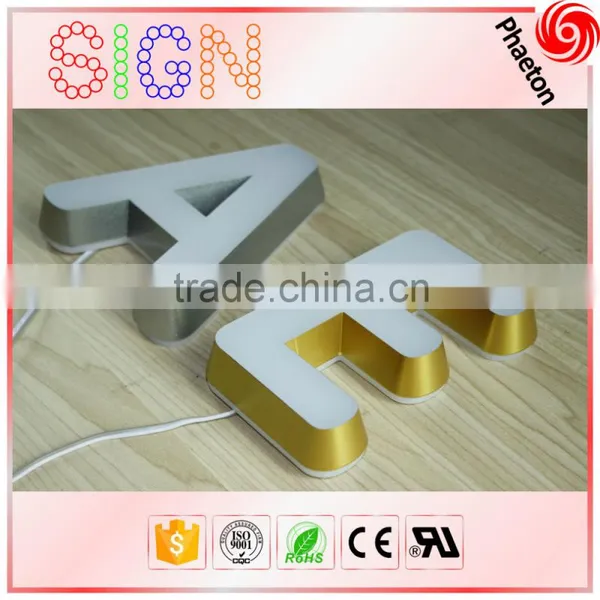 High Light 3d Acrylic Led Advertising Mini Letters Sign photo-2