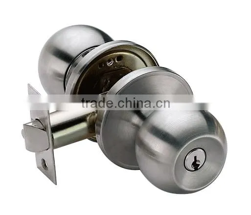 Best Selling Institution ORB Black Knobs Lock for Storeroom photo-2