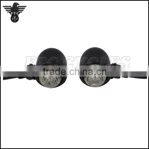 Smoke Lens Aluminum LED Winker Light Custom Motorcycle Turn Signals photo-5