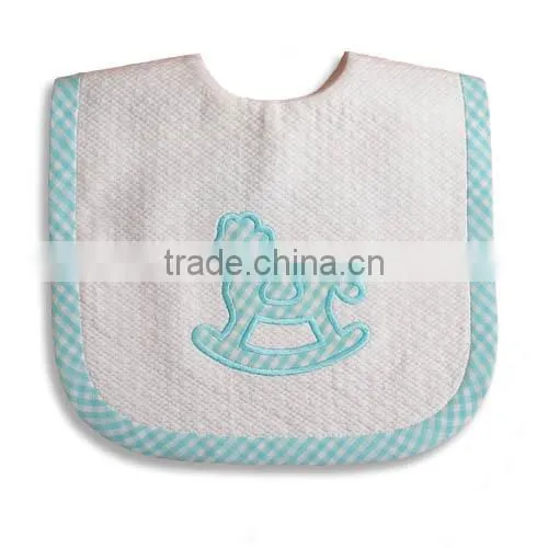 Custom Soft Flannel Baby Bibs With Embroidery Logo photo-5