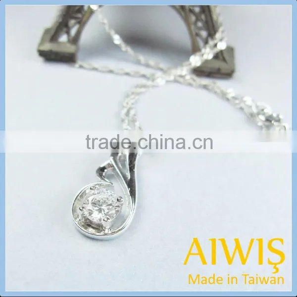 New Design High Quality 925 Silver Angel Wings Pendant Necklace Gifts photo-2