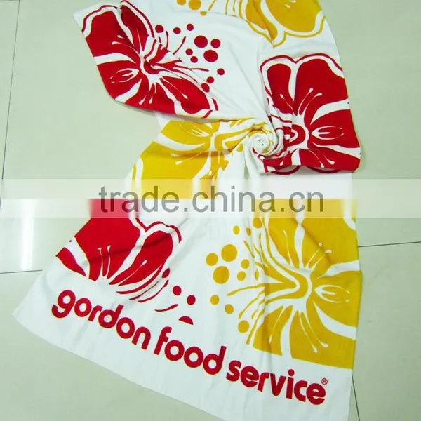 2016 HOT SELL Colorful Printed Romantic Sakura Flower Beach Towel photo-3