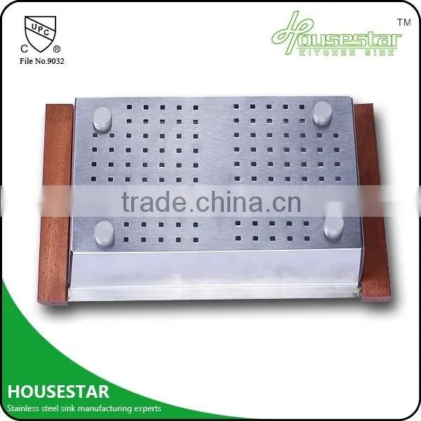 Housestar Stainless Steel KItchen Sink Fruit And Vegetable Holder Stainless Steel Colander Stainless Steel Hanging Fruit Colande photo-4