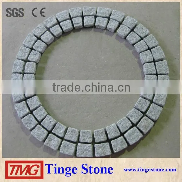 Outdoor Paving Stone Circle Designs White Granite