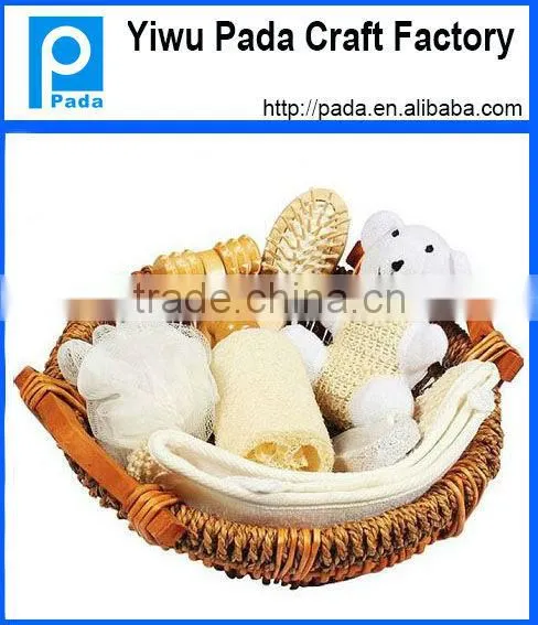 Wicker Basket Bath Sets