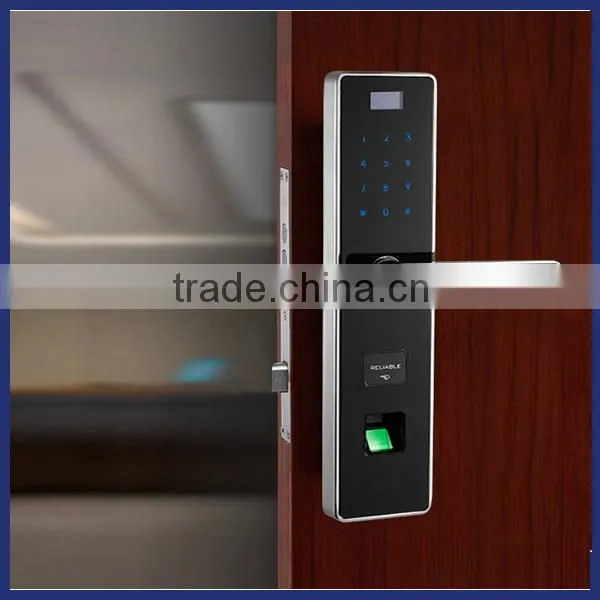 Red Bronze Fingerprint Touch Pad Keyless Lock photo-2