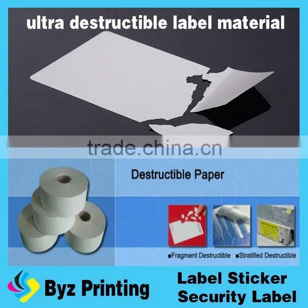 High Residue Warranty Open Void Sticker/cosmetic Label photo-6