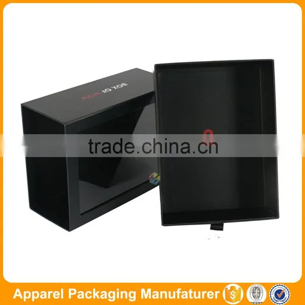 Black Paper Box With Window Multiple Hat Display Case photo-5