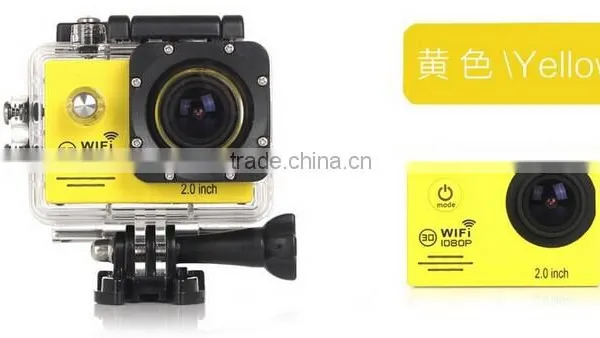 High Resolution Waterproof full hd 1080p WIFI sport camera