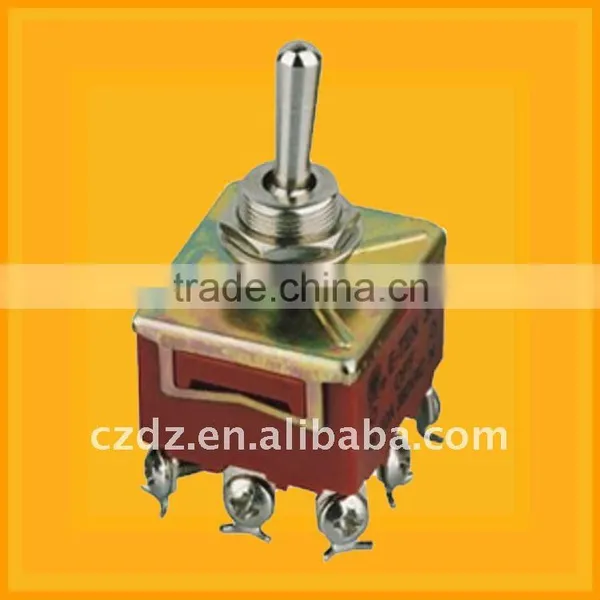 9 pole safety car toggle switch with screws,lighted toggle switch