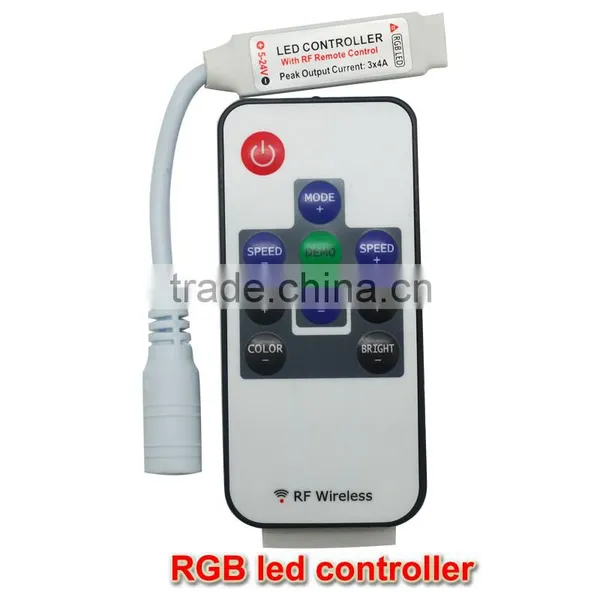 hot sale 12V 72W wireless mini remote led controller